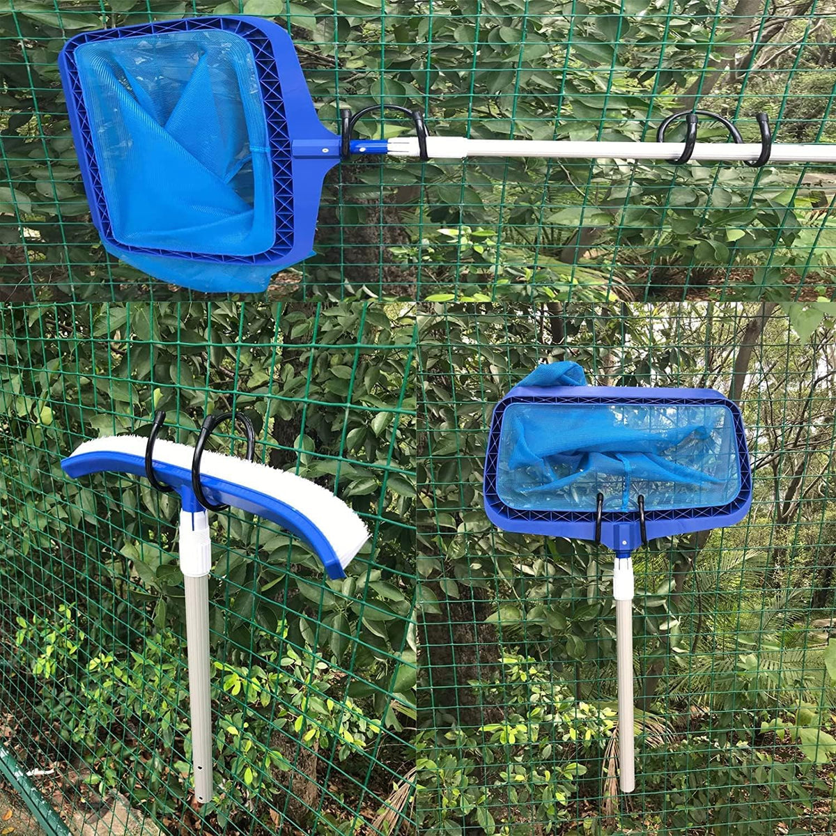 2 Pack Hose Hanger,Metal Hose Holder Wall Mount, Hook for Garden Hose/Expandable Hose/Hose Reel/Water Hose/Pocket Hose/Flexable Hose/Magic Hose- Chain-Link Fence or Wall Mount