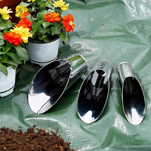 Soil Scoops Transplanting Set Portable Gardening Shovel for Precise Soil Loosening Digging and Scooping Small Hand Tools for Bonsai Succulents Cacti 6.69 X 2.95 X 1.77 in