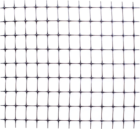 Deer Netting - Heavy Duty, 7ft Netting for Gardens - 7 Ft x 100 Ft - Black Polypropylene