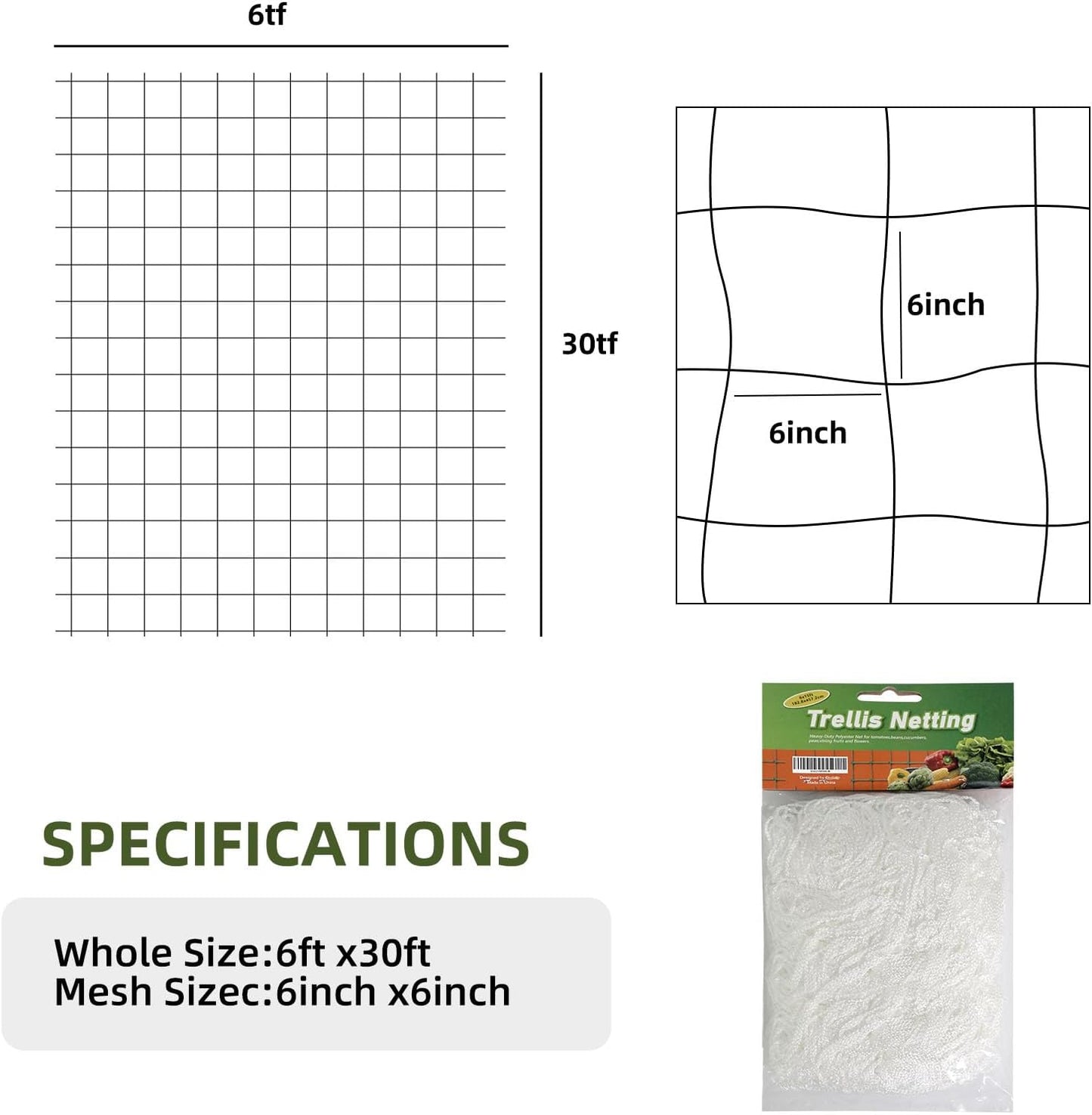 Garden Mesh Netting for Plants, 4 Pack Insect Bird Barrier Netting Mesh with Drawstring, 3.3x4.9 FT Garden Bug Netting Plant Cover for Protect Fruit Tree Vegetable Flowe