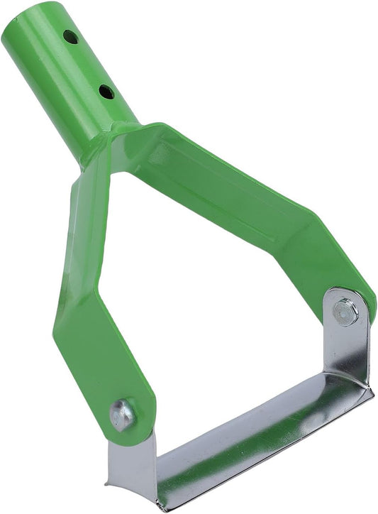 FOSA Heavy Duty Carbon Steel Stirrup Hoe, Efficient Scuffle Loop Garden Hoe for Weeding, Planting and Gardening (Green)