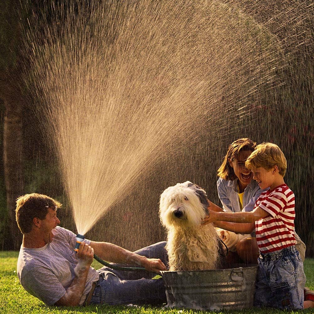 Garden Hose Nozzle 2 Pack Heavy Duty Hose Spray Gun 8 Way High Pressure