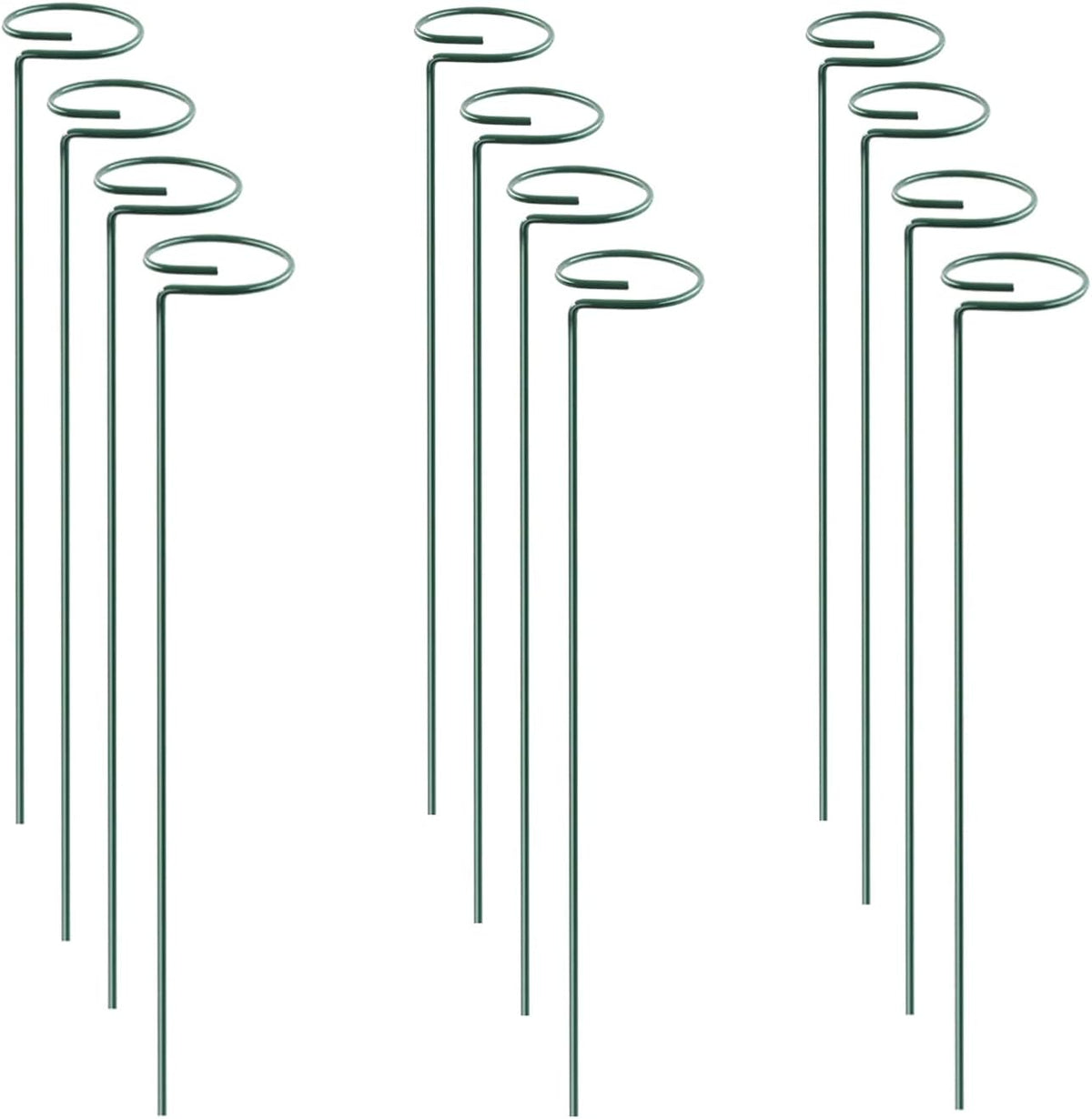 30 Inch Or 16 InchPlant Stakes for Flowers - 5 Pack, Adjustable Height