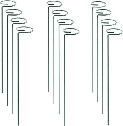 30 Inch Or 16 InchPlant Stakes for Flowers - 5 Pack, Adjustable Height