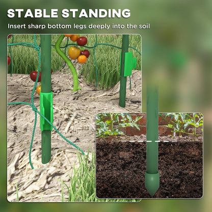 Cucumber Trellis 6' Tall Arch Trellis for Climbing Plants, Green