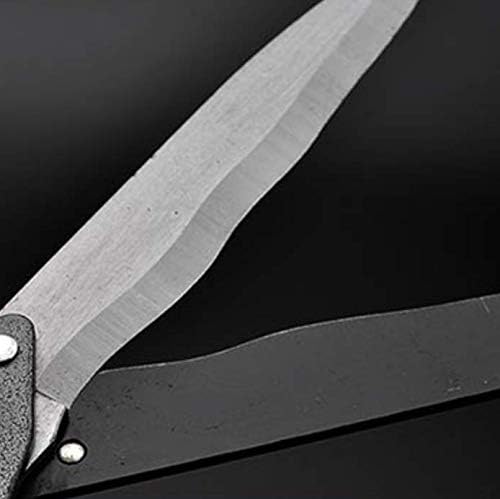 Heavy Duty Hedge Clippers - 25” Manual Garden Hedge Shears with Wavy Carbon Steel Blade for Trimming Shrubs, Boxwoods, Weeds, Bushes - Ergo Rubber Grip Handle