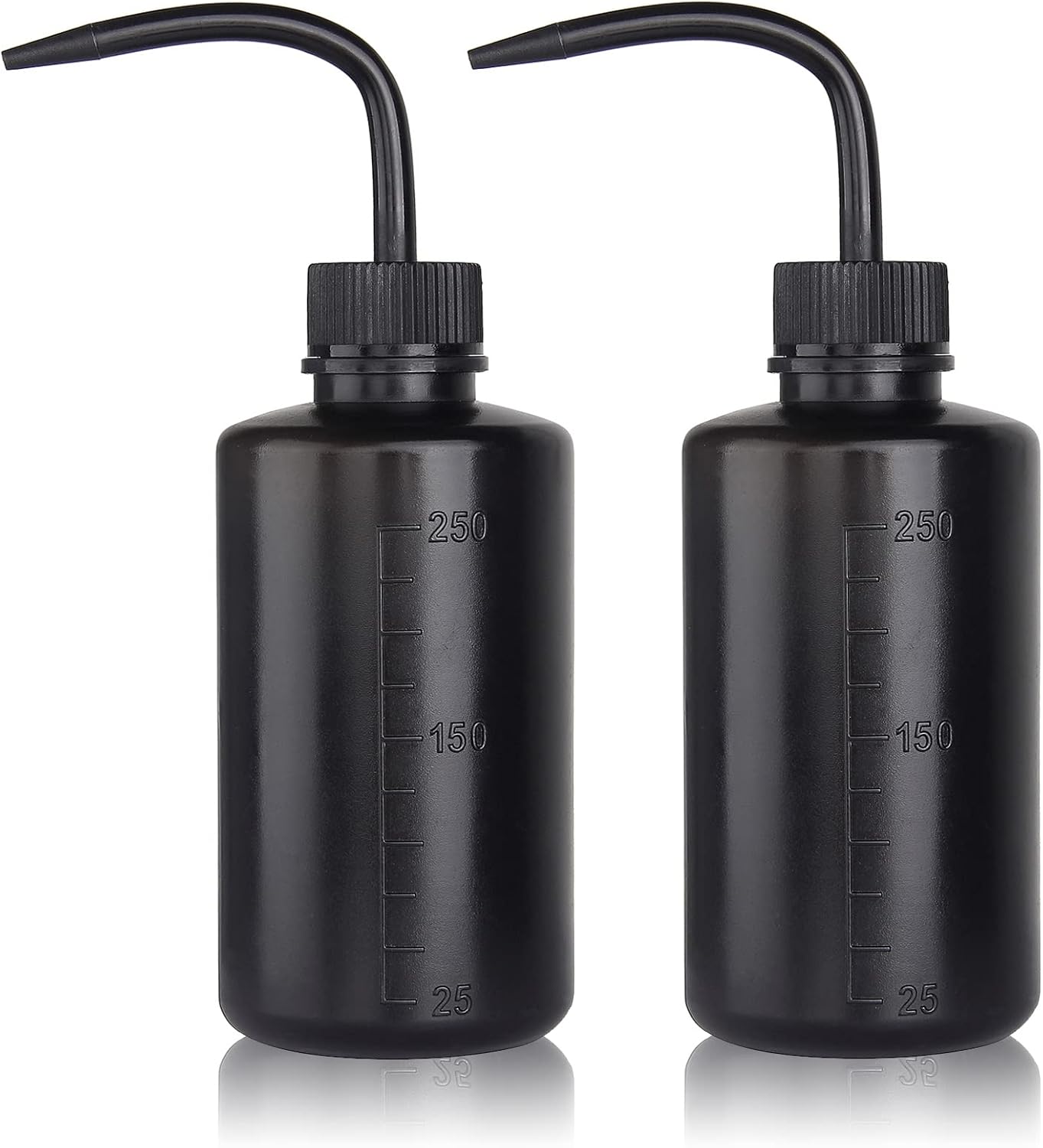 Tattoo Wash Bottle Squeeze, 2Pcs 500ml Squirt Bottle Succulent Watering Can, Safety Rinse, Lab Washing, Tattoo Supplies, Lash Water Squeezer, Black