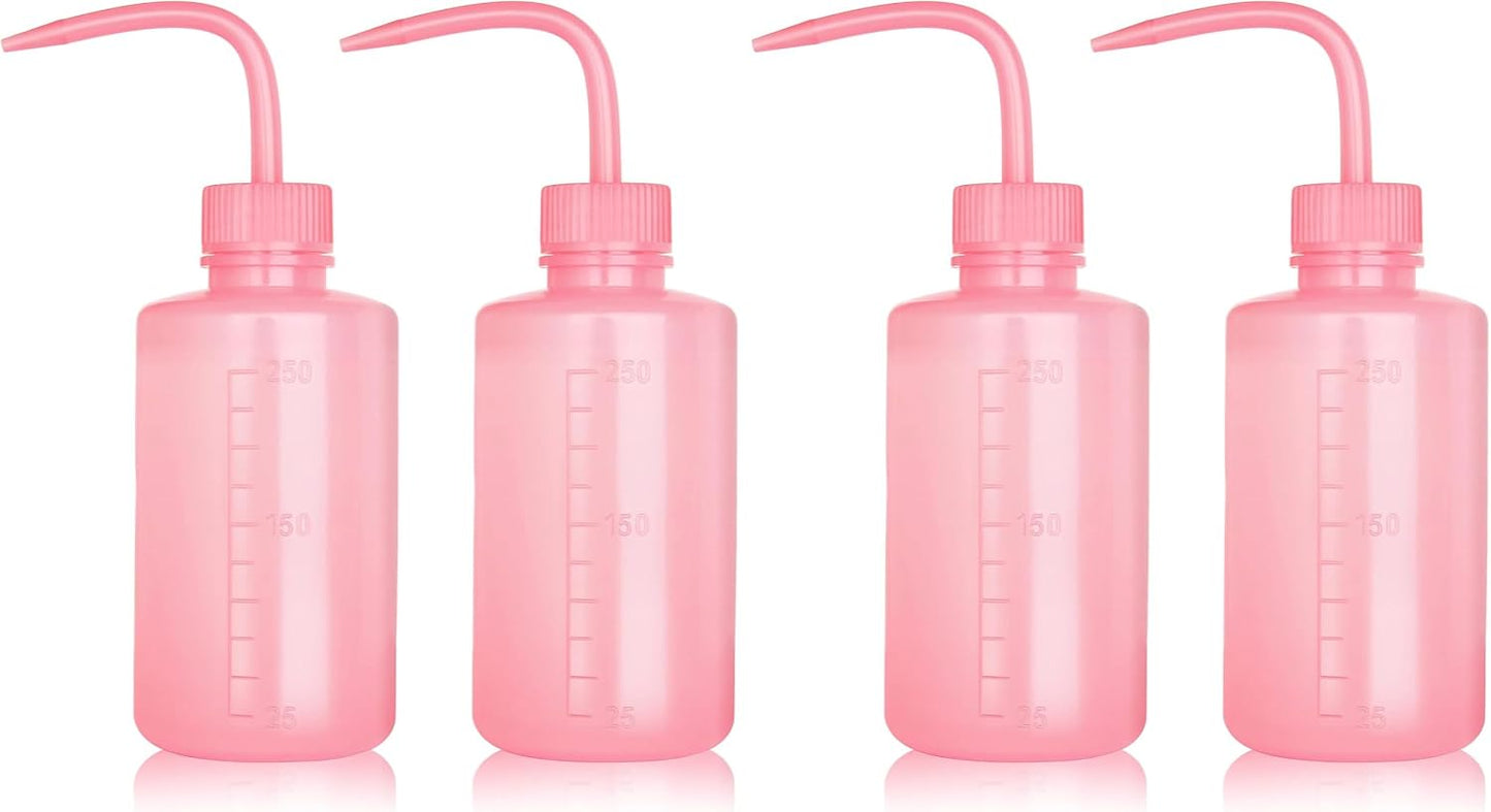 Tattoo Wash Bottle Squeeze, 2Pcs 500ml Squirt Bottle Succulent Watering Can, Safety Rinse, Lab Washing, Tattoo Supplies, Lash Water Squeezer, Black