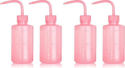 Tattoo Wash Bottle Squeeze, 2Pcs 500ml Squirt Bottle Succulent Watering Can, Safety Rinse, Lab Washing, Tattoo Supplies, Lash Water Squeezer, Black