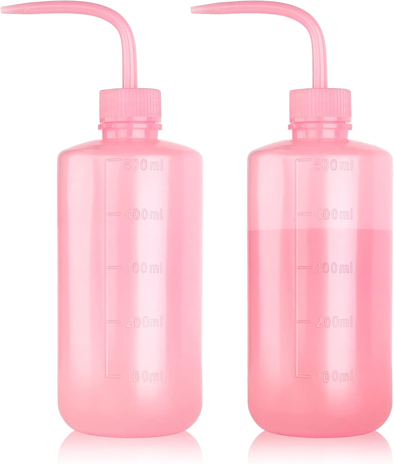 Tattoo Wash Bottle Squeeze, 2Pcs 500ml Squirt Bottle Succulent Watering Can, Safety Rinse, Lab Washing, Tattoo Supplies, Lash Water Squeezer, Black