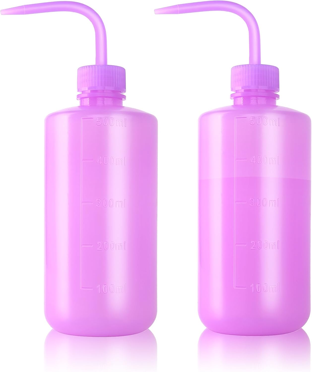 Tattoo Wash Bottle Squeeze, 2Pcs 500ml Squirt Bottle Succulent Watering Can, Safety Rinse, Lab Washing, Tattoo Supplies, Lash Water Squeezer, Black