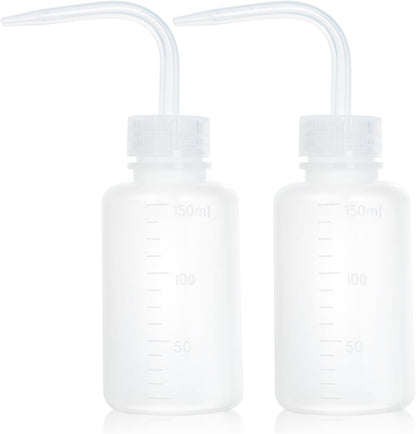 Tattoo Wash Bottle Squeeze, 2Pcs 500ml Squirt Bottle Succulent Watering Can, Safety Rinse, Lab Washing, Tattoo Supplies, Lash Water Squeezer, Black
