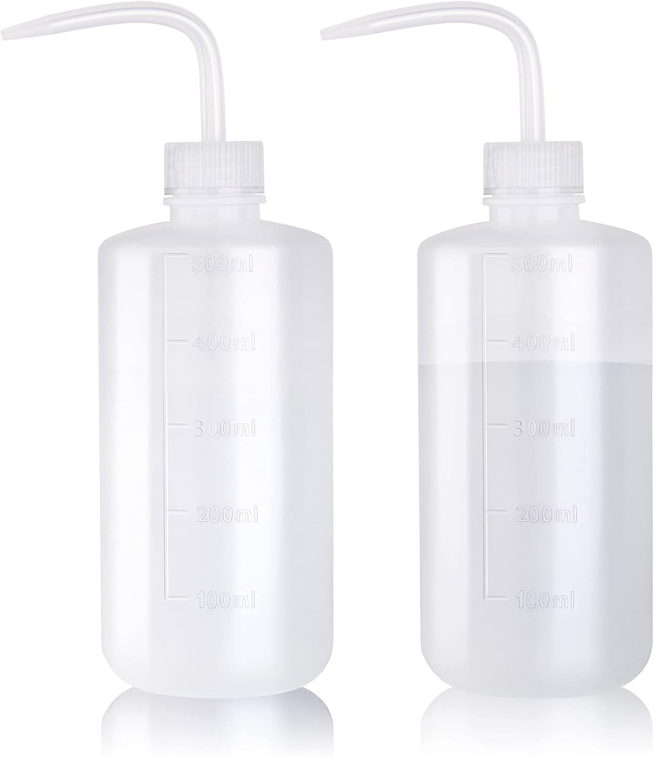 Tattoo Wash Bottle Squeeze, 2Pcs 500ml Squirt Bottle Succulent Watering Can, Safety Rinse, Lab Washing, Tattoo Supplies, Lash Water Squeezer, Black