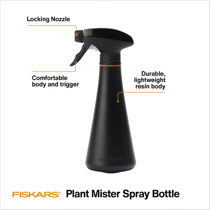 Indoor Watering Can, Long Reach Spout for Precision Hydration on House Plants, Flowers & Garden, Anti-Drip Nozzle with Translucent Volume Markings, Ergonomic Recycled Plastic Body, 40 oz