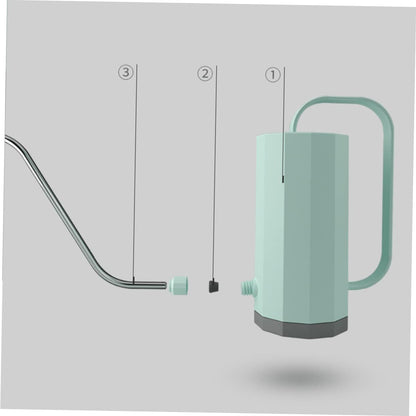 S Shape Watering Kettle 40 Oz Long Spout Indoor Outdoor Plant Waterer with Large Opening Ergonomic Handle for Succulents and Flowers