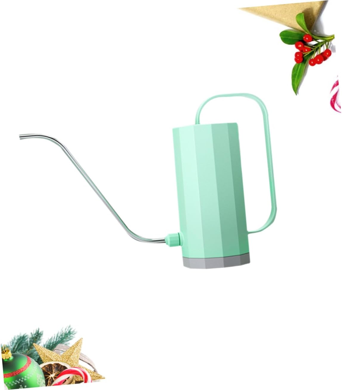 S Shape Watering Kettle 40 Oz Long Spout Indoor Outdoor Plant Waterer with Large Opening Ergonomic Handle for Succulents and Flowers