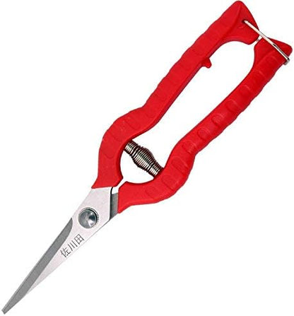 Extra Long Edge Stainless Steel Pruning Shears Fruit Trees Bonsai Sharp Garden Scissors Tool