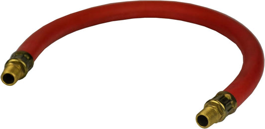 Hot Max 28081 18-Inch Leader Hose with 1/4-Inch Male NPT