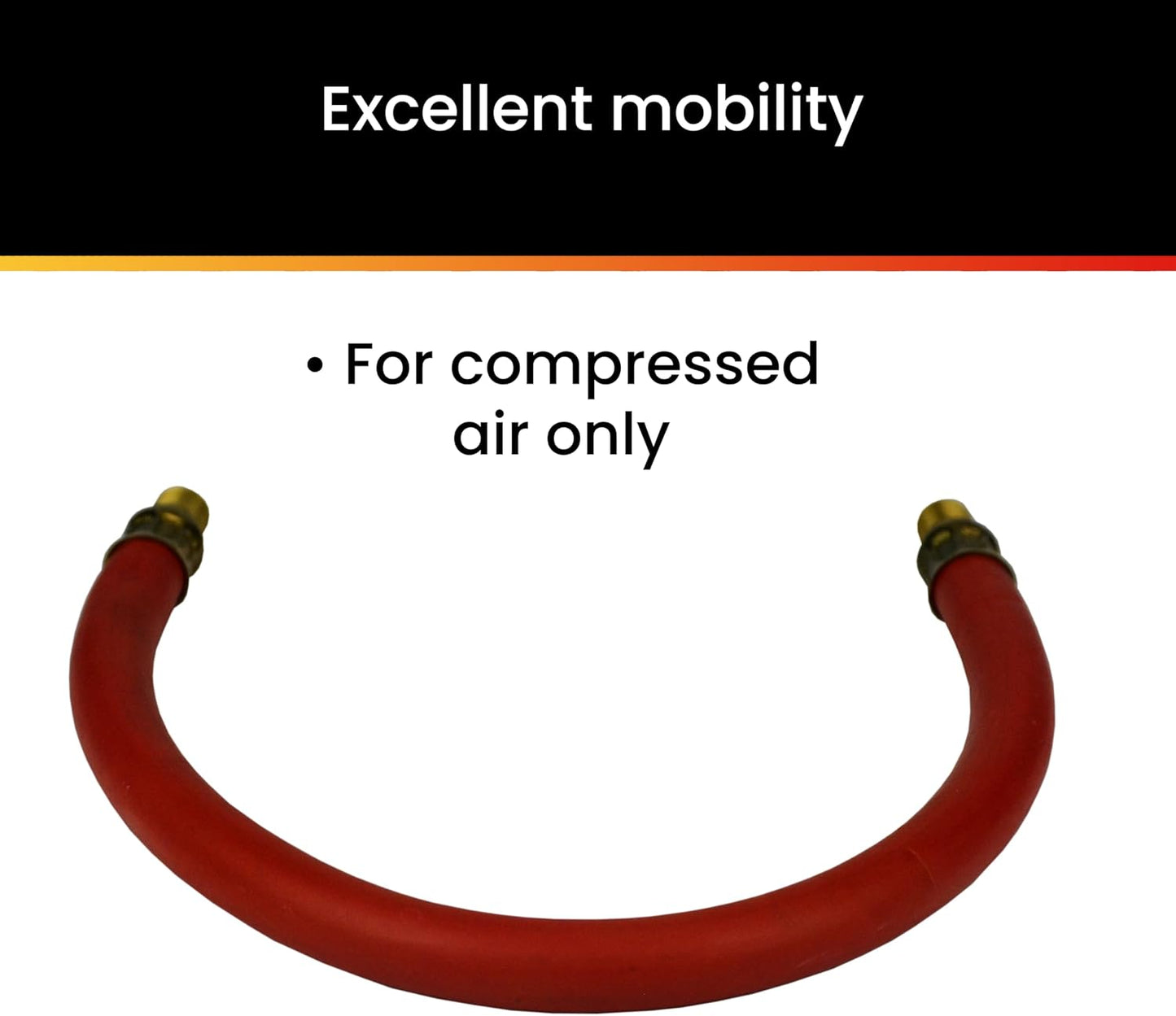 Hot Max 28081 18-Inch Leader Hose with 1/4-Inch Male NPT