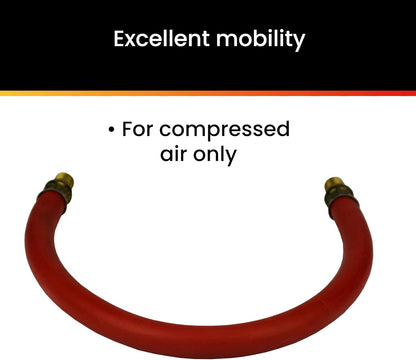 Hot Max 28081 18-Inch Leader Hose with 1/4-Inch Male NPT
