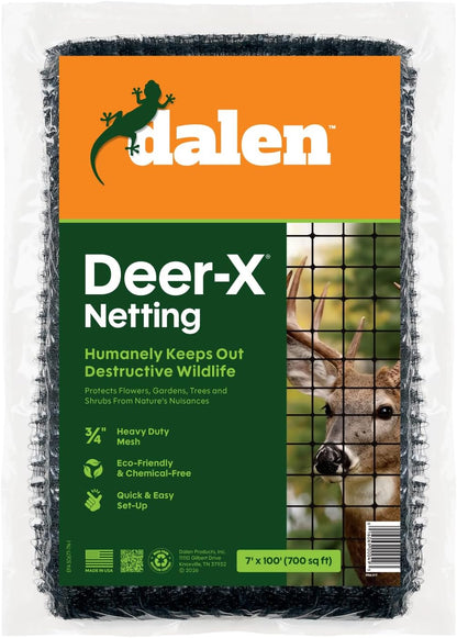 Deer-X Protective Netting for Gardens & Landscapes - 7 ft x 100 ft