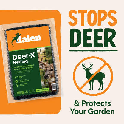 Deer-X Protective Netting for Gardens & Landscapes - 7 ft x 100 ft