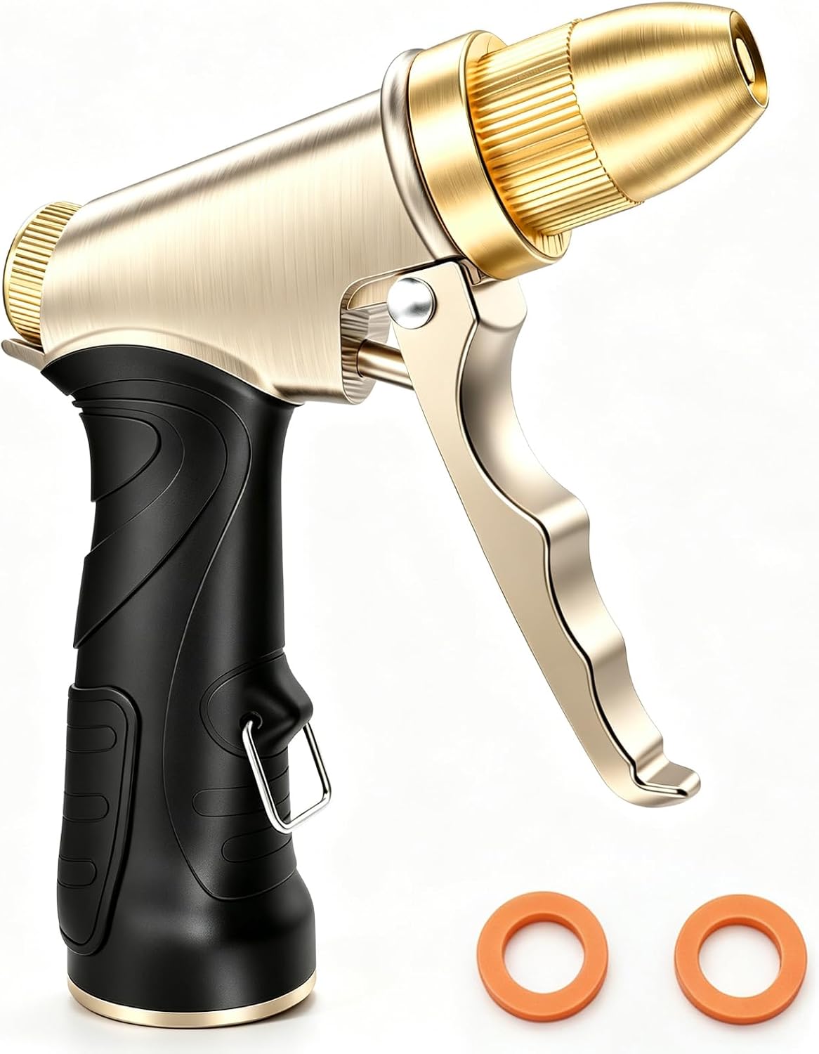 Garden Hose Nozzle, Heavy Duty Metal Spray Nozzle