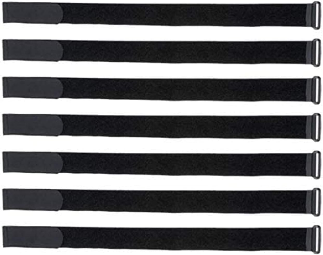 Cinch Straps With Buckle, Variety Sizes 8in-12in-18in, 12 Pk