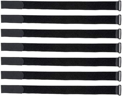 Cinch Straps With Buckle, Variety Sizes 8in-12in-18in, 12 Pk