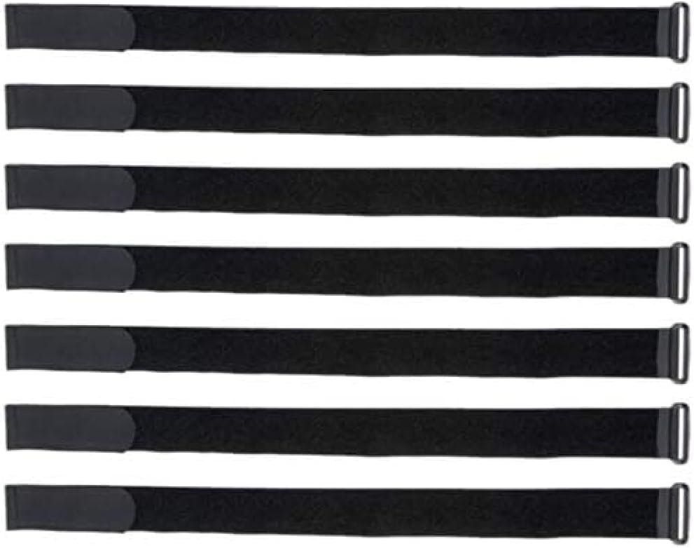 Cinch Straps With Buckle, Variety Sizes 8in-12in-18in, 12 Pk