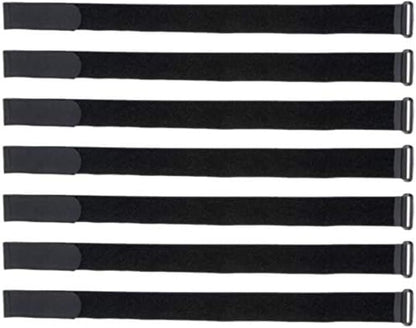 Cinch Straps With Buckle, Variety Sizes 8in-12in-18in, 12 Pk