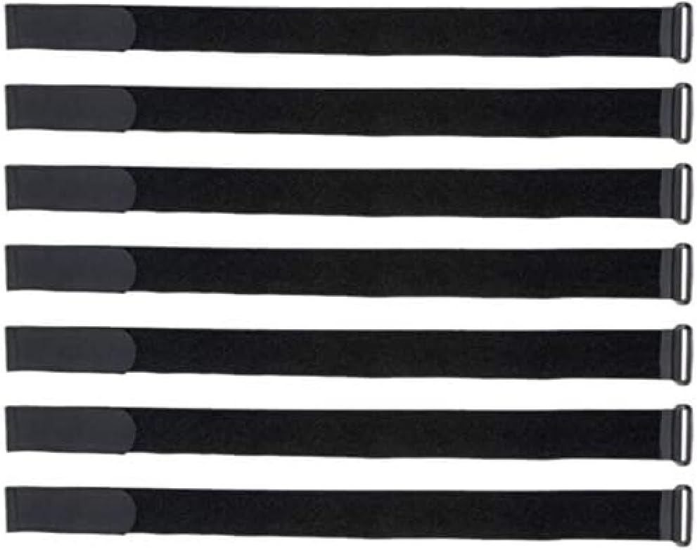 Cinch Straps With Buckle, Variety Sizes 8in-12in-18in, 12 Pk