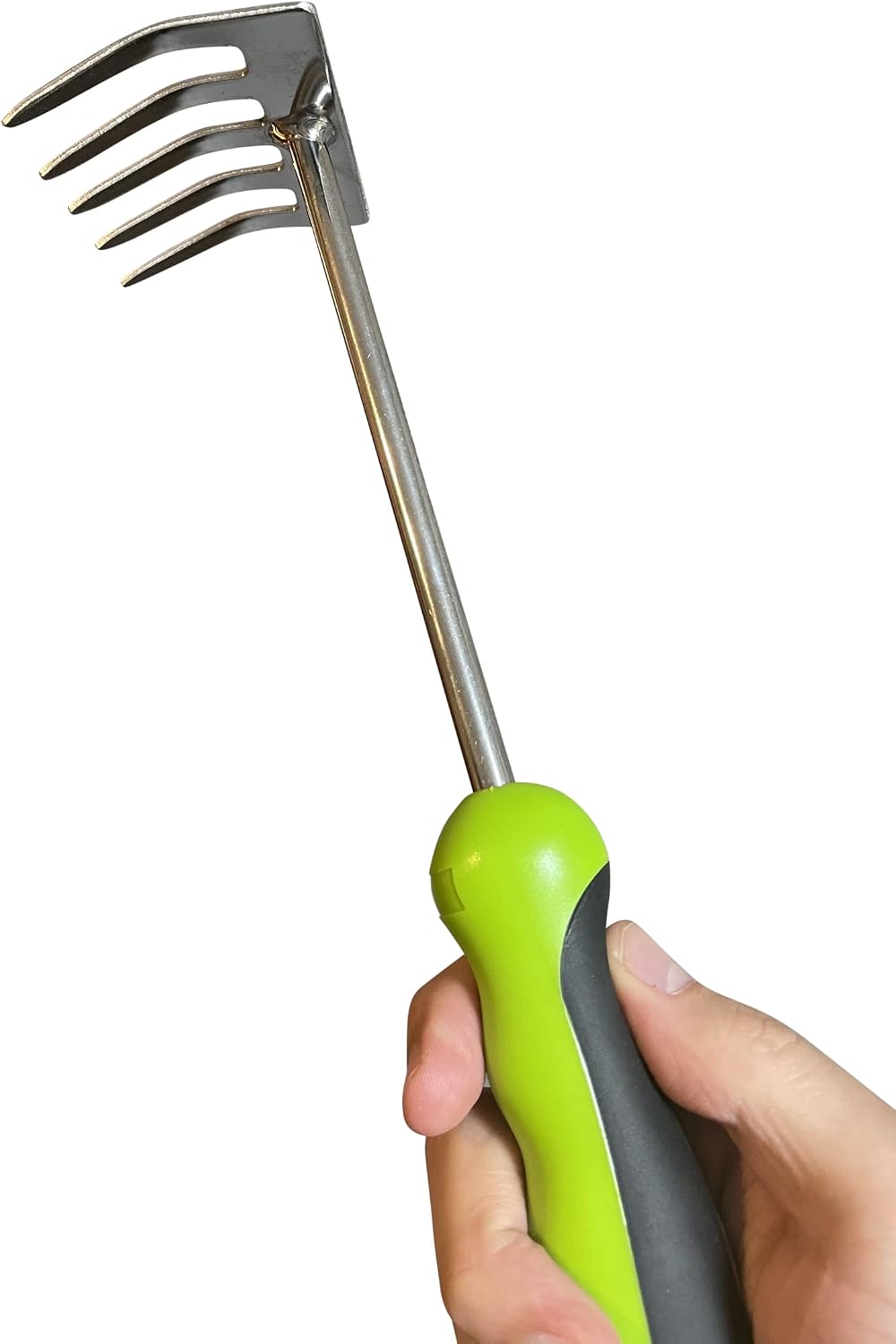 Stainless Steel Hand Rake Cultivator Tiller Tool - Stainless Steel for Ultimate Strength - Rust Resistant - Ergonomic Handle - Great for Gardening Cultivating Loosening Weeding Mulching