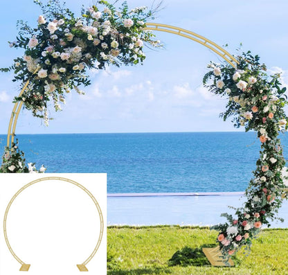 Extra Large Garden Arch 7.2Ft Wide 9.2Ft High, Black