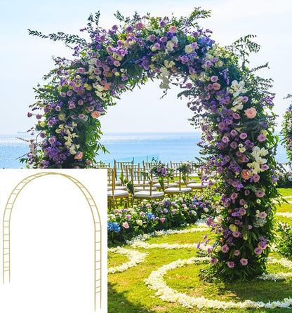 Extra Large Garden Arch 7.2Ft Wide 9.2Ft High, Black
