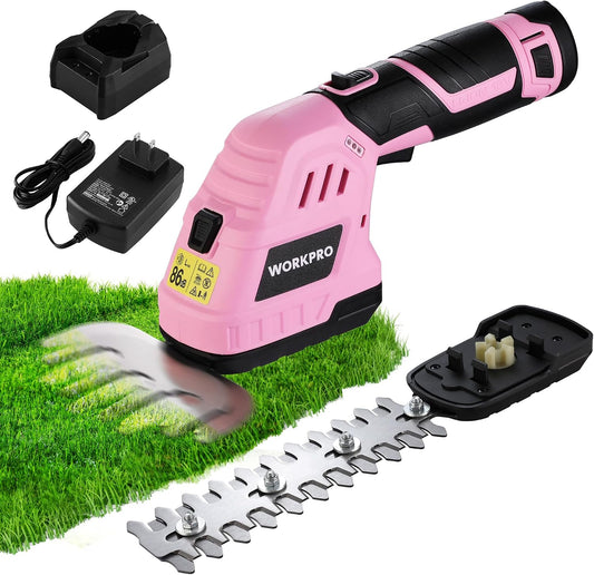 12V Cordless Grass Shear & Shrubbery Trimmer with Battery & Charger