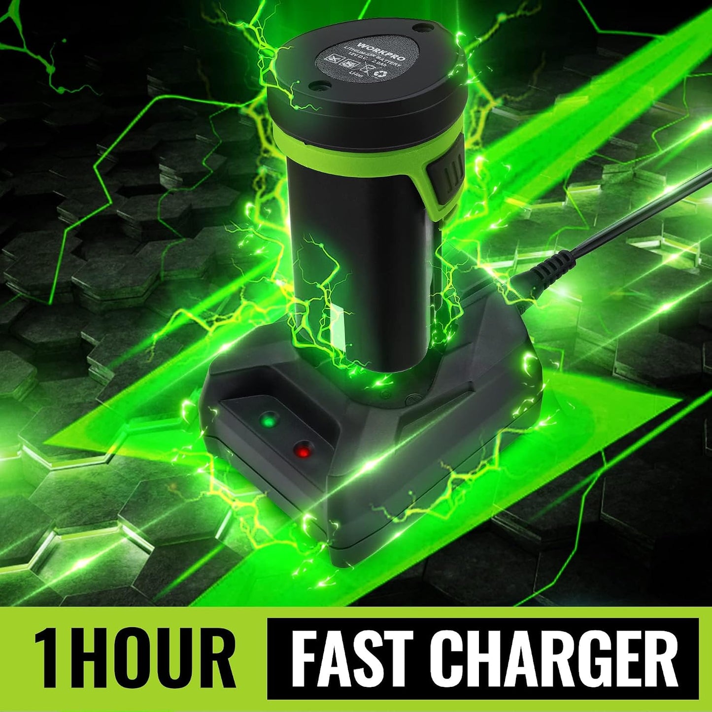 12V Cordless Grass Shear & Shrubbery Trimmer with Battery & Charger