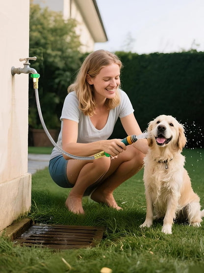 5ft Short Garden Leader Hose with Female to Female Connector