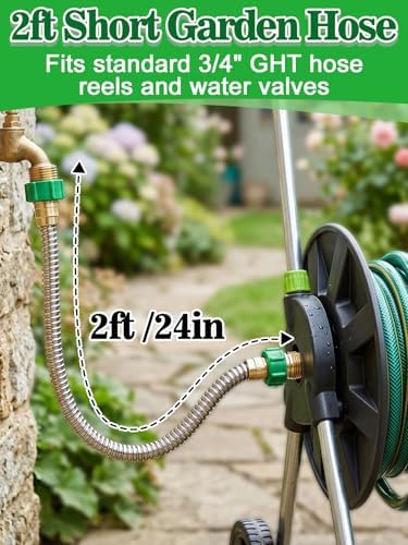 5ft Short Garden Leader Hose with Female to Female Connector