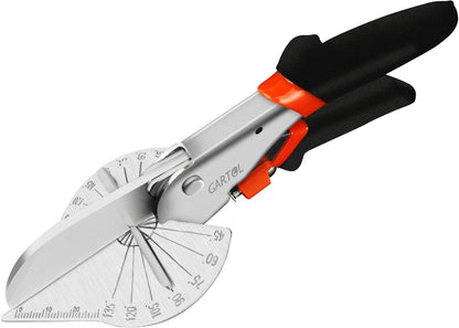 45-135° Adjustable Miter Shears, Quarter Round Cutter for PVC & Trim