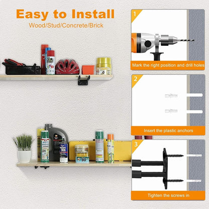 Garage Hooks Heavy Duty Tool Organizer, Wall Mount Hanger Rack