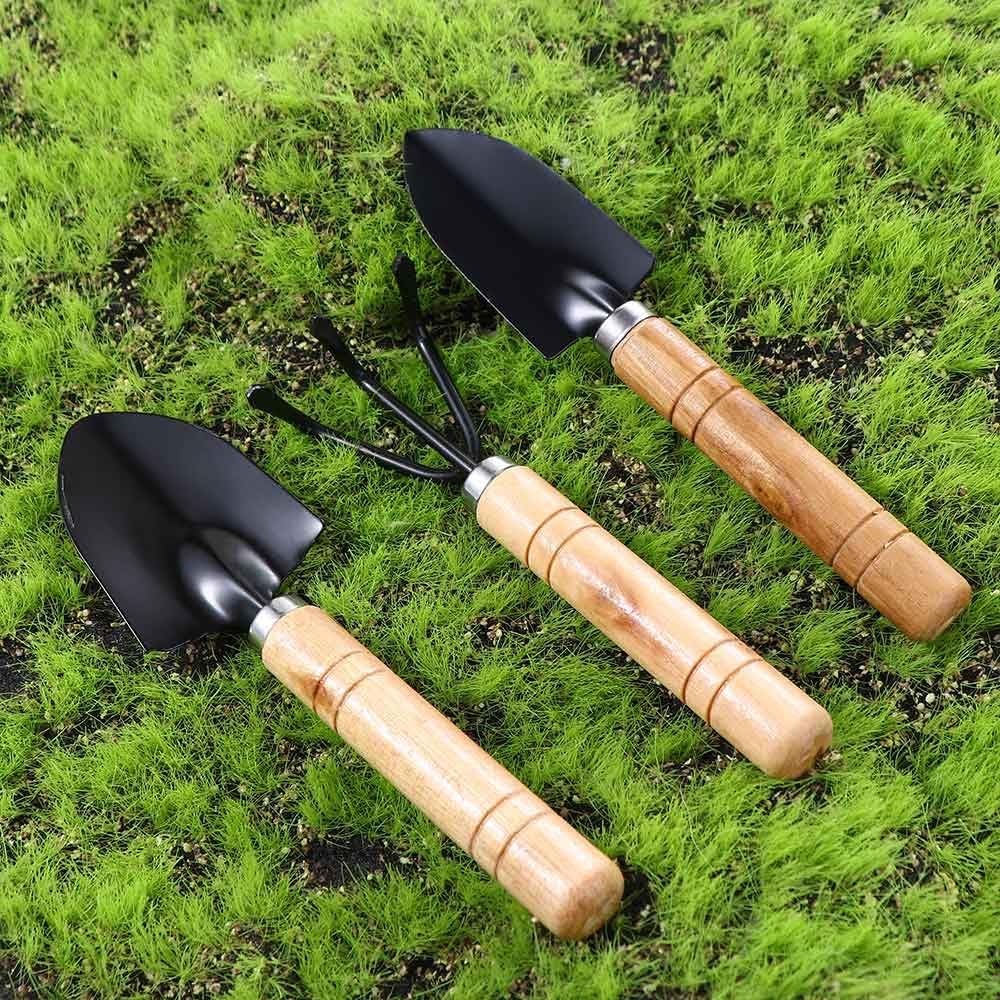 7 Pcs Succulent Gardending Hand Tools,Miniature Fairy Garden Small Plants Care Tool Sets,Mini Garden Tool Set-Small Shovel Rake Spade Soil Scoops