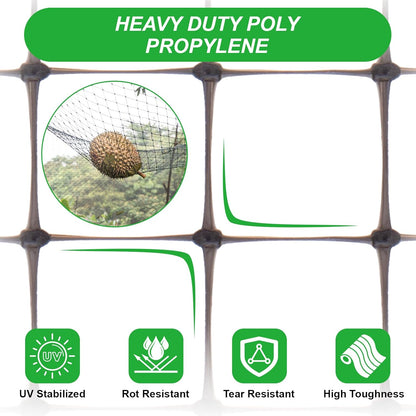 Bird Netting Garden Deer Fence Netting Heavy Duty 5x100 ft