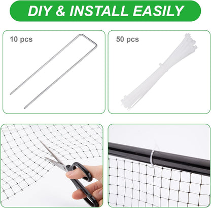Bird Netting Garden Deer Fence Netting Heavy Duty 5x100 ft