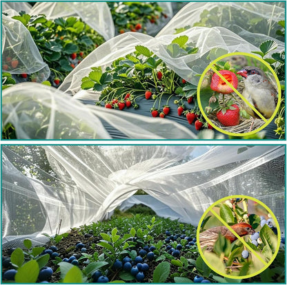 Bird Netting Garden Deer Fence Netting Heavy Duty 5x100 ft