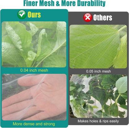Bird Netting Garden Deer Fence Netting Heavy Duty 5x100 ft