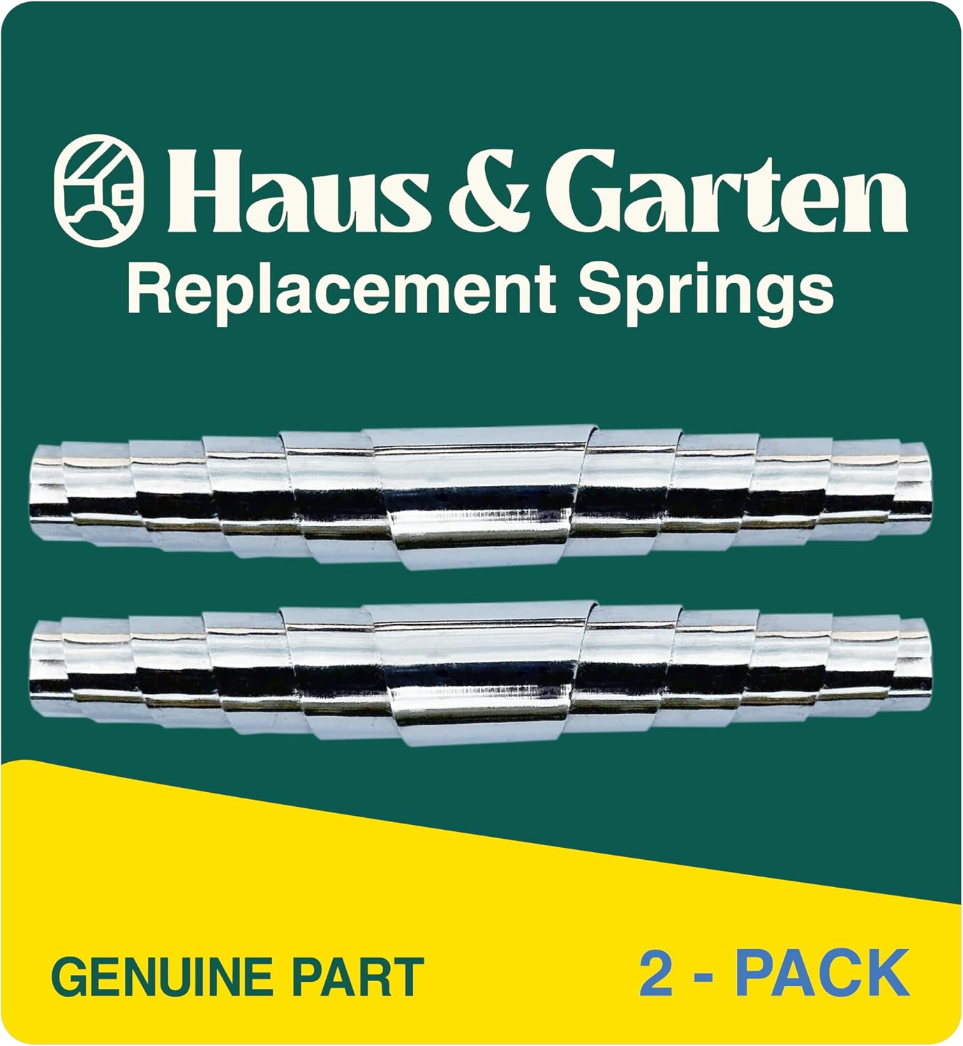 PRO-Grade Bypass Pruner Replacement Springs (2-Pack) - Heavy Duty Volute Springs - Bypass Pruning Shear Replacement Springs For Garden Pruners - Titanium Gardening Shear Parts