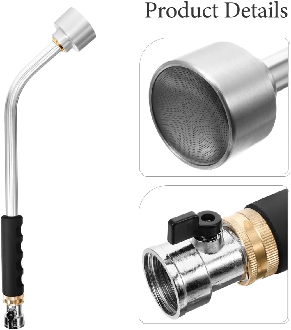 Watering Sprayer Telescoping Water Wand: Turret Wand Sprinkler Garden Hose Nozzle Front Trigger Sprayer Adjustable Garden Hose Water 2000 rain Watering Holes