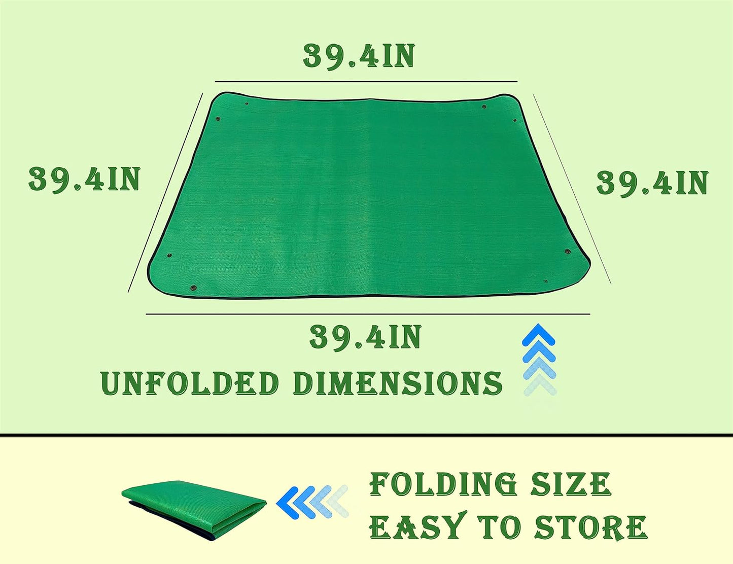 2PCS 26.8" x 26.8" Plant Repotting Mat Waterproof Transplanting Mat Indoor Succulent Potting Mat Portable Gardening Soil Changing and Watering mat Square and Foldable Garden mat