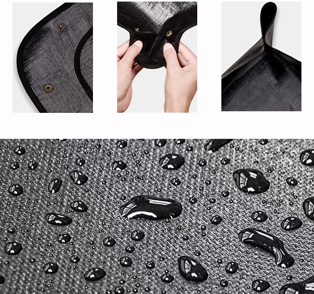 2PCS 26.8" x 26.8" Plant Repotting Mat Waterproof Transplanting Mat Indoor Succulent Potting Mat Portable Gardening Soil Changing and Watering mat Square and Foldable Garden mat